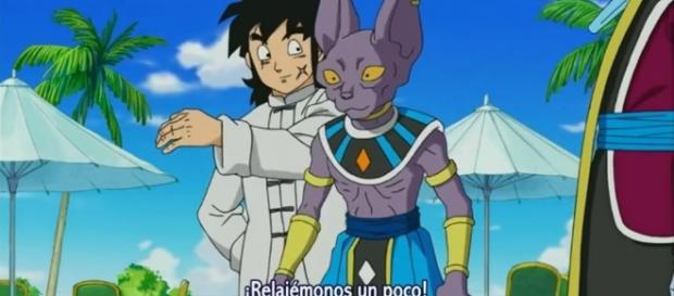 Yamcha y Bills en Dragon Ball super Yamcha y Bills en Dragon Ball super