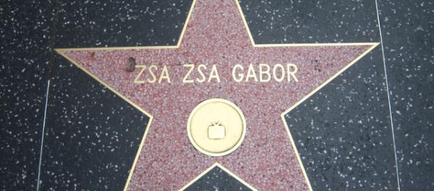Zsa Zsa Gabor's Hollywood star/Photo by Loren Javier via Flickr, CC BY-ND 2.0/https://www.flickr.com/photos/lorenjavier/3583249111 Zsa Zsa Gabor's Hollywood star/Photo by Loren Javier via Flickr, CC BY-ND 2.0/https://www.flickr.com/photos/lorenjavier/3583249111