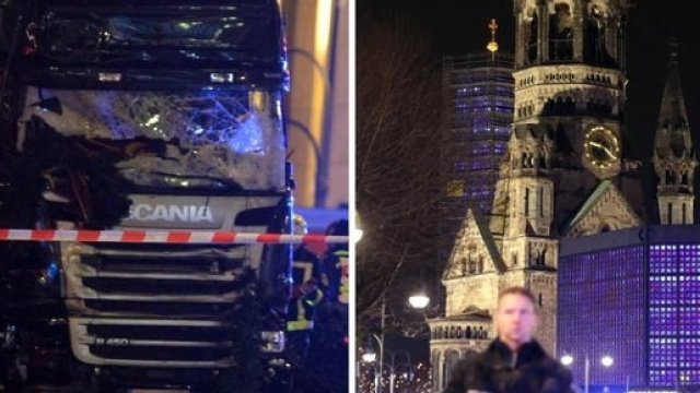FOTO ANSA Attentato Germania Chiesa del Ricordo