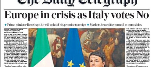 Le dimissioni del Presidente Matteo Renzi fanno il giro del mondo