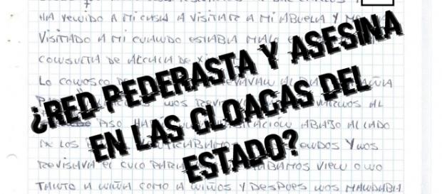 Texto sobre declaracion a mano de víctima de abusos en Bar España Texto sobre declaracion a mano de víctima de abusos en Bar España