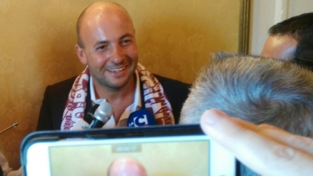 Karel Zeman nel giorno della sua presentazione a Reggio Calabria