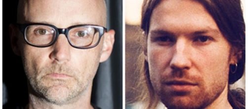 I due producer Moby e Aphex Twin