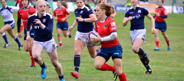 Bárbara Pla en el España-Escocia. Fotografía World Rugby Bárbara Pla en el España-Escocia. Fotografía World Rugby