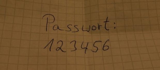 Das meist genutzte Passwort weltweit (Foto: Carl Kralle) Das meist genutzte Passwort weltweit (Foto: Carl Kralle)