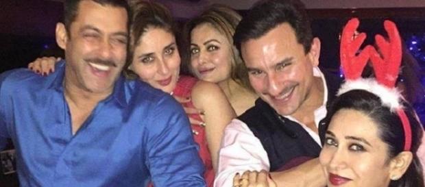 Salman Khan and Kareena Kapoor attend Amrita Arora Christmas bash - (Youtube screen grab) Salman Khan and Kareena Kapoor attend Amrita Arora Christmas bash - (Youtube screen grab)