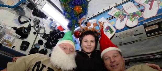 station astronauts send christmas greetings from the international universetodaycom - Do Japanese Celebrate Christmas station astronauts send christmas greetings from the international universetodaycom - Do Japanese Celebrate Christmas