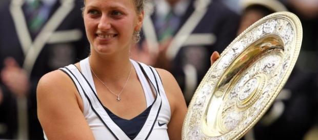 Wimbledon Champion Petra Kvitova (via: thesun.co.uk) Wimbledon Champion Petra Kvitova (via: thesun.co.uk)