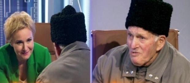 Bătrânul care a amenințat că își dă foc - sursă foto Antena 3 Bătrânul care a amenințat că își dă foc - sursă foto Antena 3