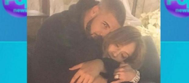 Instagram - go.com Photo taken from Official Jennifer Lopez Instagram page @jlo - Drake and JLo snuggle up Instagram - go.com Photo taken from Official Jennifer Lopez Instagram page @jlo - Drake and JLo snuggle up