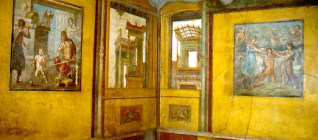 L'interno della Casa dei Vettii L'interno della Casa dei Vettii