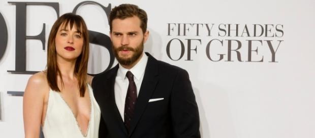 Os atores Dakota Johnson e Jamie Dornan Os atores Dakota Johnson e Jamie Dornan