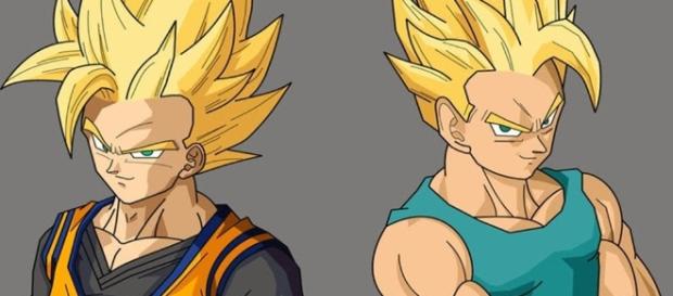 Trunks y Goten varios años después Trunks y Goten varios años después