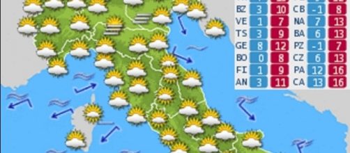 Domina l'alta pressione nel periodo natalizio