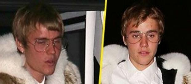 Fourrure, boutons, lunettes, Justin Bieber inquiète Fourrure, boutons, lunettes, Justin Bieber inquiète