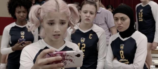 Screenshot from Degrassi trailer, via YouTube ("Degrassi: Next Class Season 3 Trailer") Screenshot from Degrassi trailer, via YouTube ("Degrassi: Next Class Season 3 Trailer")