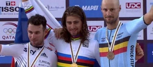 Peter Sagan sul podio ai Mondiali