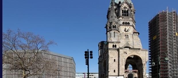 Berlin: Kościół Pamięci Cesarza Wilhelma. Date, 19 March 2015 Aut.: Anagoria, GFDL Berlin: Kościół Pamięci Cesarza Wilhelma. Date, 19 March 2015 Aut.: Anagoria, GFDL