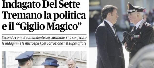 Oltra al generale Del Sette, anche Luca Lotti indagato nell'inchiesta Consip Oltra al generale Del Sette, anche Luca Lotti indagato nell'inchiesta Consip