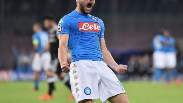 Dries Mertens in gol in Champions League contro il Besiktas (fonte Eurosport)