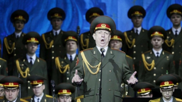 Il complesso Aleksandrov, noto come l'ex coro dell'Armata russa.