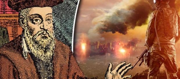 Nostradamus teria previsto a guerra? - Imagem/Google Nostradamus teria previsto a guerra? - Imagem/Google