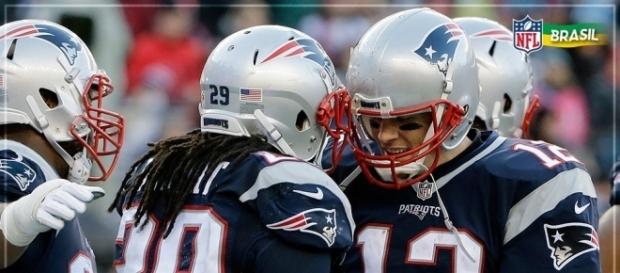 Patriots conseguiram mais uma grande vitória (Foto: Reprodução/Twitter/NFLBrasil) Patriots conseguiram mais uma grande vitória (Foto: Reprodução/Twitter/NFLBrasil)