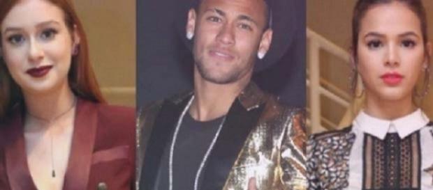 Neymar tentou namorar Marina Ruy Barbosa antes de relacionamento com Bruna Marquezini Neymar tentou namorar Marina Ruy Barbosa antes de relacionamento com Bruna Marquezini