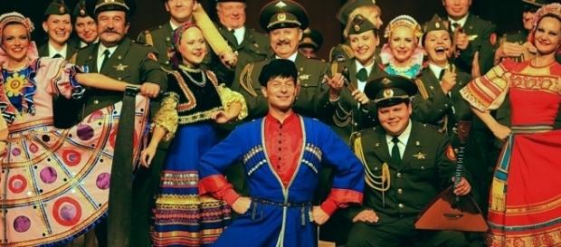 O grupo militar Ensemble Aleksandrov estava no voo (Foto: Reprodução) O grupo militar Ensemble Aleksandrov estava no voo (Foto: Reprodução)