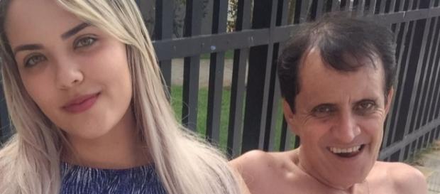 O prefeito Orlandinho de Canindé e sua namorada 35 anos mais jovem do que ele O prefeito Orlandinho de Canindé e sua namorada 35 anos mais jovem do que ele