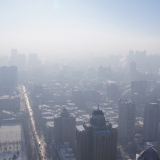 Heavy levels of smog blanket Harbin, China. Fredrik Rubensson-Wikimedia CCA-SA-2