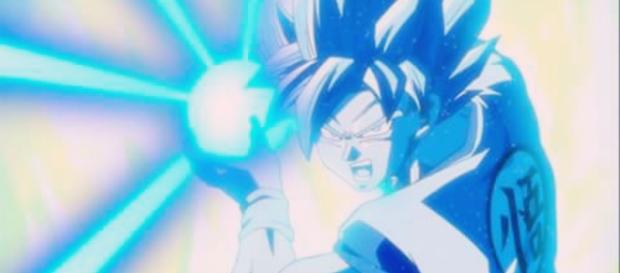 Goku haciendo uso del Hame-Hame ha Goku haciendo uso del Hame-Hame ha