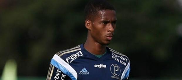 Matheus Sales, volante do Palmeiras Matheus Sales, volante do Palmeiras