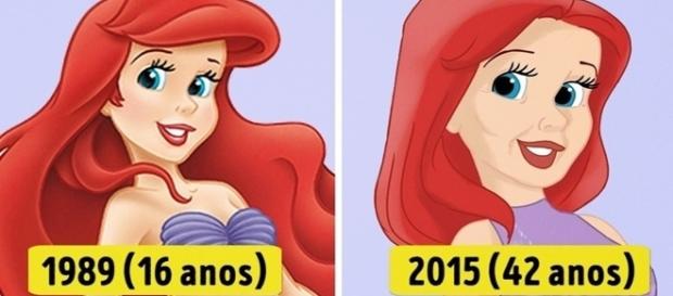 Veja como seria o visual das princesas da Disney de acordo com sua idade Veja como seria o visual das princesas da Disney de acordo com sua idade