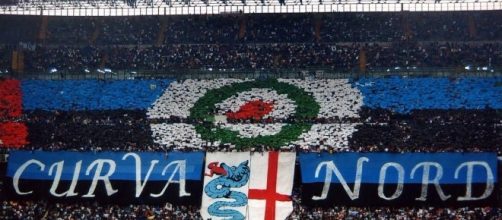 La "Curva Nord" di San Siro - Milano.