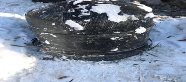 Estrutura não identificada intriga a polícia de Milwaukee. Clique na foto para ver imagem ampliada (Fox6 News) Estrutura não identificada intriga a polícia de Milwaukee. Clique na foto para ver imagem ampliada (Fox6 News)