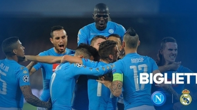 Biglietti Napoli-Real Madrid di Champions League