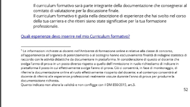 Come compilare correttamente il Curriculum Formativo