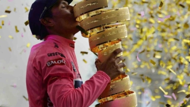 Nairo Quintana, la vittoria al Giro d'Italia 2014