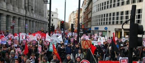 Youth rallying in London; Google Images