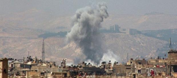 Doppia esplosione sull'ambasciata russa in Siria Doppia esplosione sull'ambasciata russa in Siria