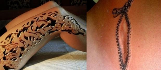Algumas tatuagens vão enganar seu cérebro Algumas tatuagens vão enganar seu cérebro