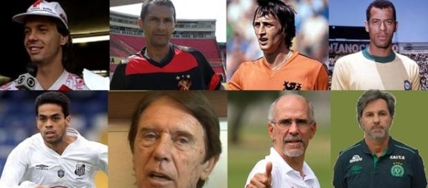 Leonardo, Cruyff, Maldini e Mário Sérgio foram alguns dos ex-jogadores que morreram em 2016 Leonardo, Cruyff, Maldini e Mário Sérgio foram alguns dos ex-jogadores que morreram em 2016