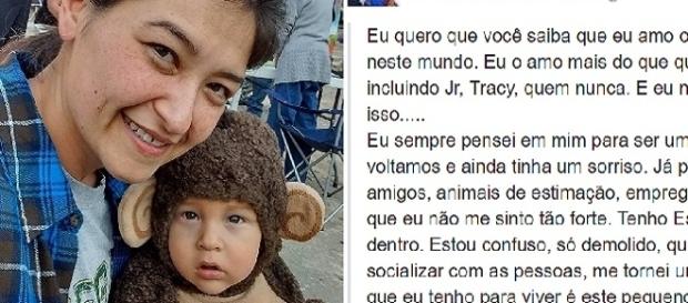 Mãe sufocou a criança e depois se matou com revólver Mãe sufocou a criança e depois se matou com revólver