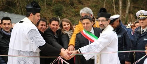 Festa di inaugurazione del ponte 'San Nicola' a Laino Castello