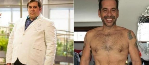 Leandro Hassum perdeu dezenas de quilos - Foto/Montagem Leandro Hassum perdeu dezenas de quilos - Foto/Montagem