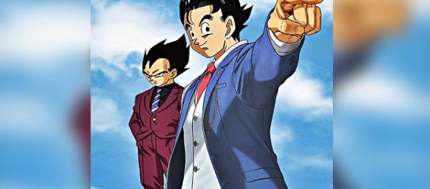 Los Saiyajins más poderosos, vestidos de gala. Los Saiyajins más poderosos, vestidos de gala.