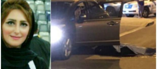Eman Salehi, de 28 anos, foi assassinada com um tiro Eman Salehi, de 28 anos, foi assassinada com um tiro