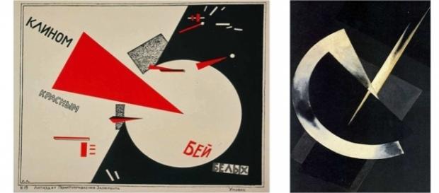Obras de Aleksandr Ródchenko y El Lissitzky, artistas constructivistas Obras de Aleksandr Ródchenko y El Lissitzky, artistas constructivistas
