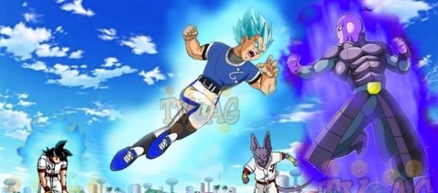 Hit llega a la Tierra para matar a Goku Hit llega a la Tierra para matar a Goku